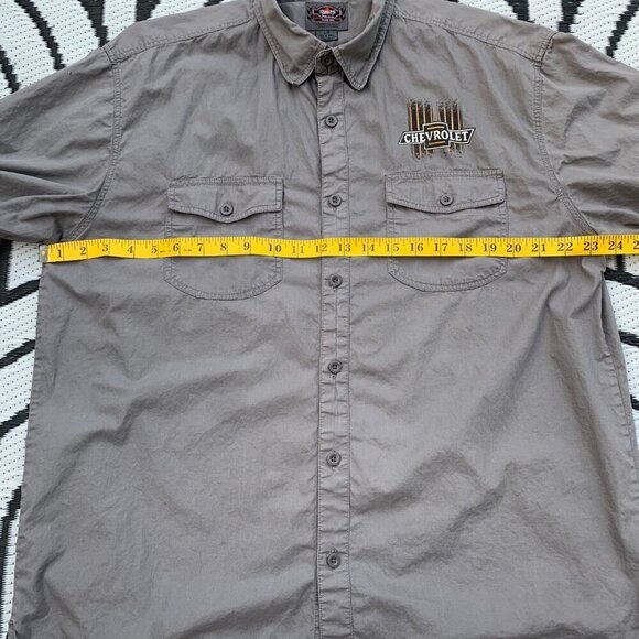Choko Chevrolet Garage Logo Button Down Shirt - Picture 6 of 8